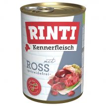 RINTI Kennerfleisch 6 x 400 g Alimento umido per cani - Cavallo