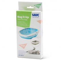 Cassetta igienica con bordo Savic Iriz - 50 cm - 12 Sacchetti igienici Savic Bag it Up Litter Large