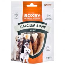 Boxby snacks en forma de hueso con calcio - Pack % - 3 x 100 g