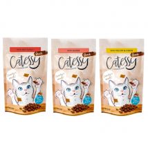 Gemengd proefpakket Catessy Knabbel-Snack 3 x 65 g - met 3 verschillende soorten
