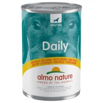Almo Nature Daily Dog 24 x 400 g umido cane - Pollo