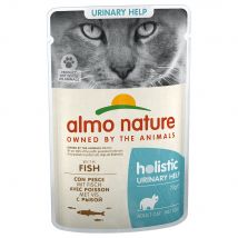 Almo Nature Holistic Urinary Help  umido gatto - Set %: 12 x 70 g Pesce