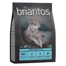 Briantos Adult Salmone & Patate - senza cereali Crocchette per cane - 4 kg (4 x 1 kg)