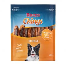 200g Kip en Lever Chings Double Rocco Hondensnacks