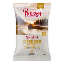 Format d'essai : croquettes Purizon sans céréales pour chat - Sterilised poulet, poisson (150 g)