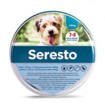 Seresto collar antiparasitario para perros grandes y pequeños - 2 x 38 cm: perros de menos de 8 kg