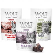 6x180g Bouchées lot mixte poulet, canard, agneau Wolf of Wilderness - Friandises pour chien