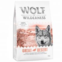 Wolf of Wilderness Adult "Great Desert" - Tacchino Crocchette per cani - 1 kg
