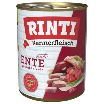 800g RINTI Kennerfleisch met eend hondenvoer nat