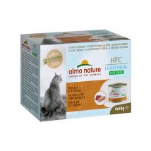 Almo Nature HFC Natural Light 4 x 50 g Alimento umido per gatti - Pollo e Tonno