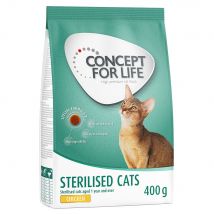 Concept for Life Sterilised Cats poulet - 400 g - recette avec viande fraîche