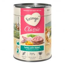 6x400g Konijn/Kalkoen Classic Meat Menu Feringa Kattenvoer