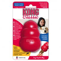 KONG Classic rojo juguete rellenable para perros - M: aprox. 8,5 cm
