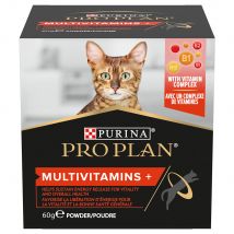 60g PRO PLAN Adult & Senior Multivitamins+ Supplément poudre - pour chat