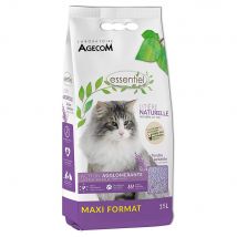 6L Litière naturelle Essentiel Tendre lavande - pour chat