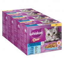 Whiskas Duo in buste Pacco misto 48 x 85 g Alimento umido per gatto - Delizie dell'Oceano in Gelatina