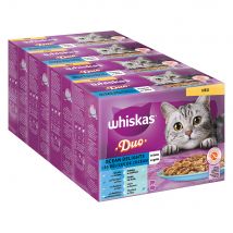 96x85g Ocean Delights in Gelei Whiskas Duo Kattenvoer Maaltijdzakjes