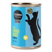 Cosma Drink 6 x 100 g Bevanda snack per gatto - Petto di Pollo