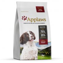 Applaws Adult Small & Medium Breed poulet, agneau pour chien - 2 x 2 kg
