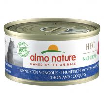 Almo Nature comida húmeda para gatos 6 x 70 g - Atún y almejas