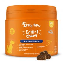 Zesty Paws 5-in-1 Chews Multifunctional - Turkey - Saver Pack: 2 x 90 Chews