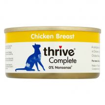 6x75g Complete Kippenborst Thrive Kattenvoer