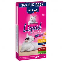 16x15g Vitakraft Cat Vloeibare-Snack Multipack kattensnacks
