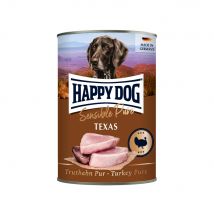 Happy Dog Sensible Pure 24 x 400 g Umido cane - Mix: Bufalo, Tacchino, Anatra