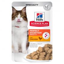 Hill's Science Plan Adult Perfect Digestion con Pollo Alimento umido gatti - Set %: 48 x 85 g