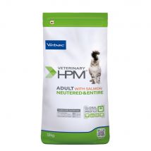 12kg Adult Neutered & Entire Saumon Virbac Veterinary HPM croquettes pour chat