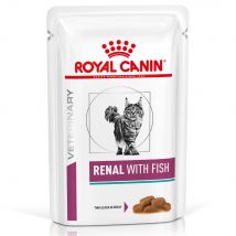 Royal Canin Veterinary Feline Renal en salsa sobres para gatos - Pescado 12 x 85 g