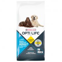 2x12,5kg Medium Maxi Light Adult Opti Life - Croquettes pour chien