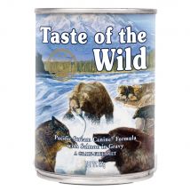 4 + 2 Gratis! Taste of the Wild Hondenvoer  - Pacific Stream Canine Hondenvoer