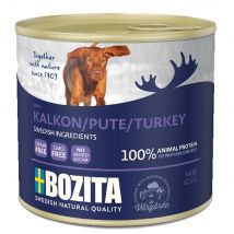 Bozita Paté 6 x 625 g Alimento umido per cani - Tacchino