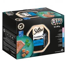 Sheba Multirreceta 24 x 85 g en tarrinas comida húmeda para gatos - Classics en paté