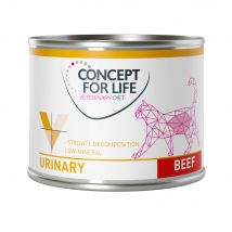 Concept for Life Veterinary Diet Urinary Manzo umido per gatto - Set %: 12 x 200 g