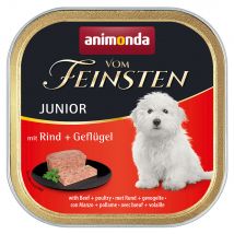 animonda Vom Feinsten 48 x 150 g Alimento umido per cani - Junior: Manzo & Pollame