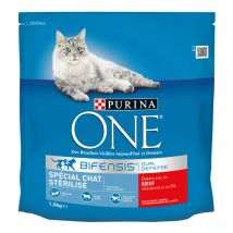 PURINA ONE Sterilized crocchette con Manzo per gatto - 1,5 kg