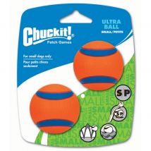 Pelota Chuckit! Ultra Ball para perros - S: 5,1 cm de diámetro (2 uds.)