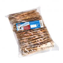500g Kauwrollen gedraaid (runderhuid), 12,5 cm 100 stuks Hondensnacks