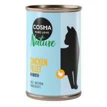 24x140g Kipfilet Cosma Nature Kattenvoer nat