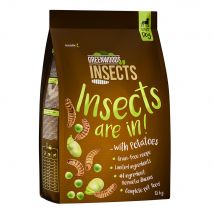 1.5 kg Insecten met aardappels, erwten en favabonen Greenwoods Insecten droogvoer voor honden