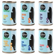 24x140g Mix 2 6 Soorten Cosma Nature Kattenvoer nat