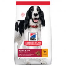 Hill's Science Plan Canine - Pack Ahorro - Adult 1-6 Medium con pollo (2 x 14 kg)