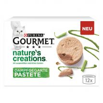 Purina Gourmet Nature's Creations Mousse 48 x 85 g - Pollo y zanahorias