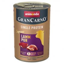 Animonda GranCarno Adult Single Protein Supreme 6 x 400 g - Cordero puro