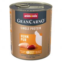 animonda GranCarno Adult Single Protein 24 x 800 g - Pollo puro