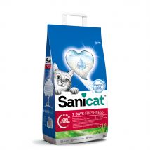 4L Litière Sanicat 7 Days Aloe Vera - pour chat