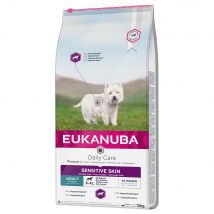 2x12kg Sensitive Skin Eukanuba Daily Care Adult Hondenvoer droog
