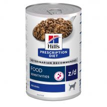 Hill's z/d Food Sensitivities Prescription Diet comida húmeda - Pack % - 24 x 370 g